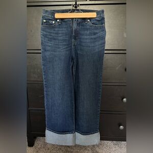 Banana Republic Dark Blue Straight Leg Jeans